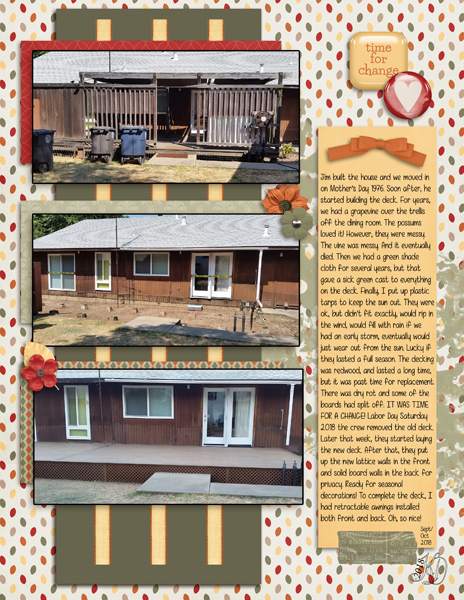 Deck--old and new