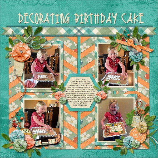 Decorating Birthday Cake