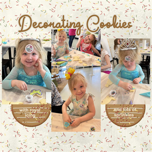 Decorating cookies