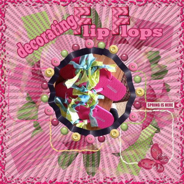 decorating Flip Flops