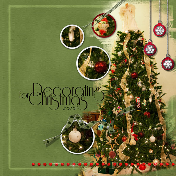 Decorating for Christmas 2010