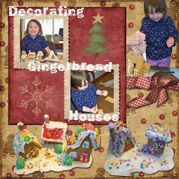 Decorating Gingerbread Houses