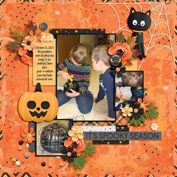 decorating pumpkins