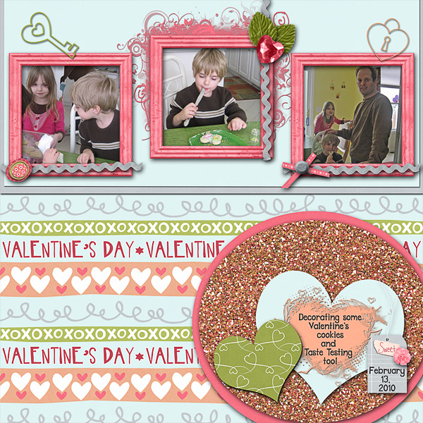 Decorating some Valentine