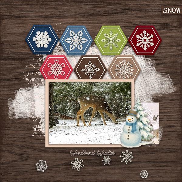 Deer in Snow