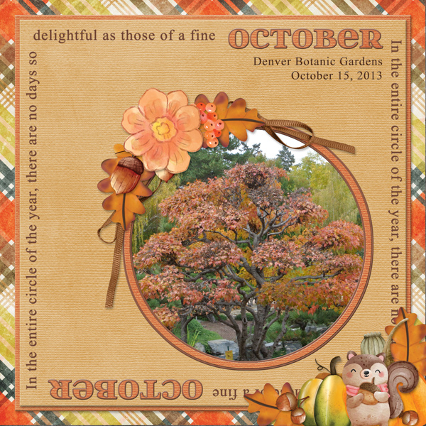 delightful ... OCTOBER