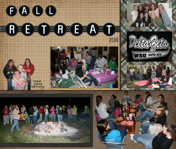 Delta Zeta Fall Retreat