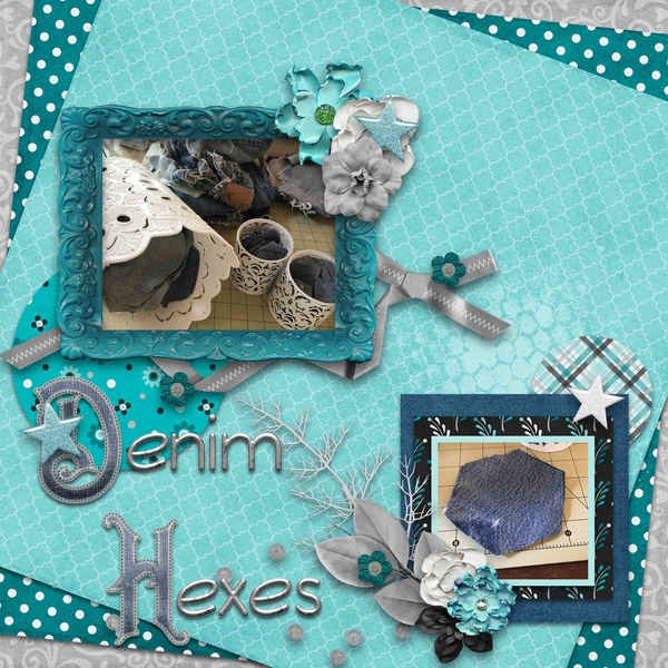 Denim Hexes