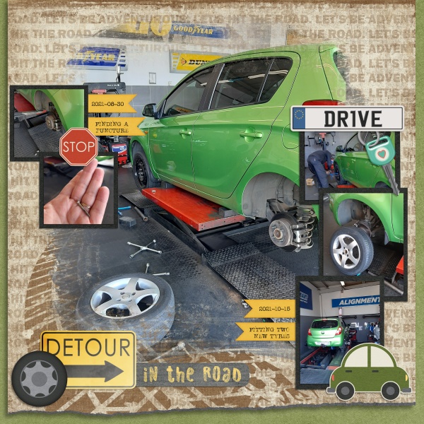 Detour In The Road