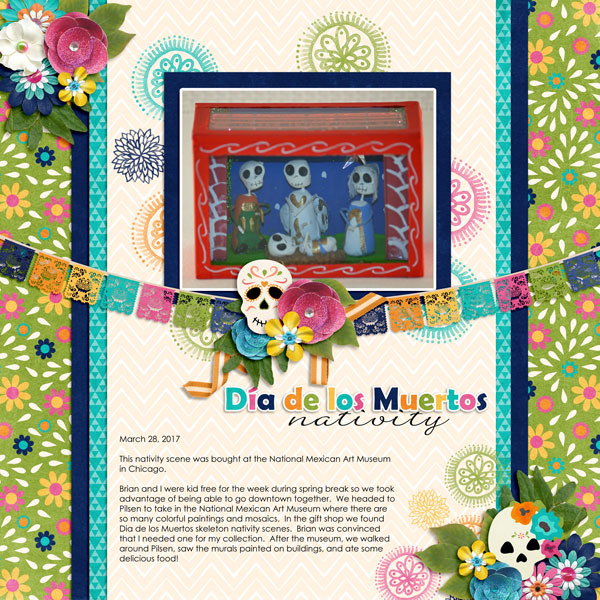 Dia de los Muertos Nativity