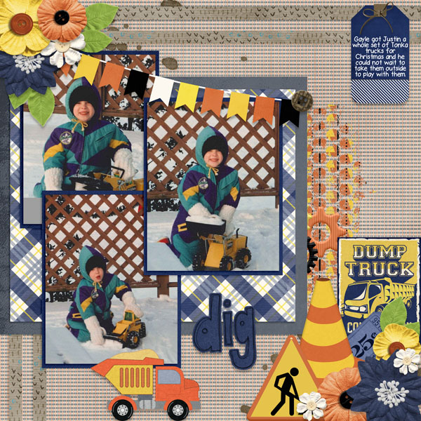 Digging It-ScrapChat Template One In A Melon-Cindy Ritter