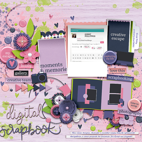 digital scrapbook