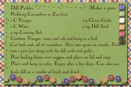 Dill Pickles