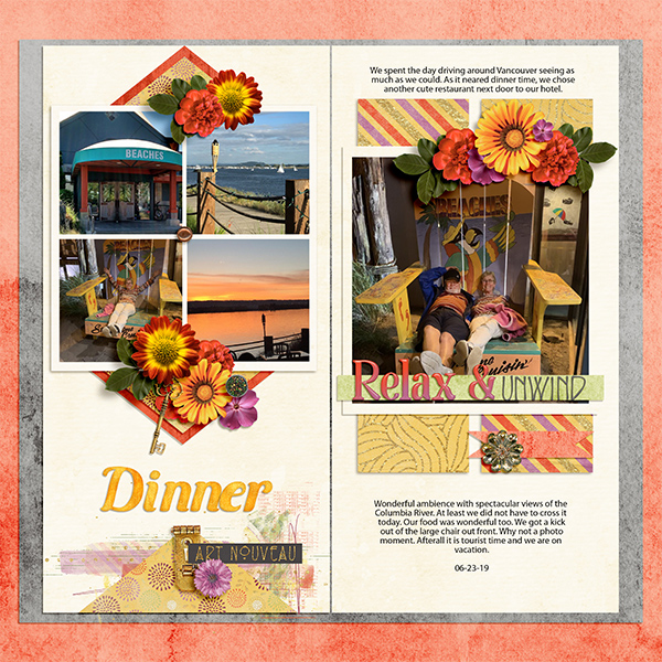 Dinner at Beaches on the Columbia River