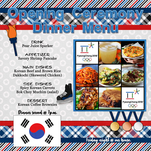 Dinner Menu