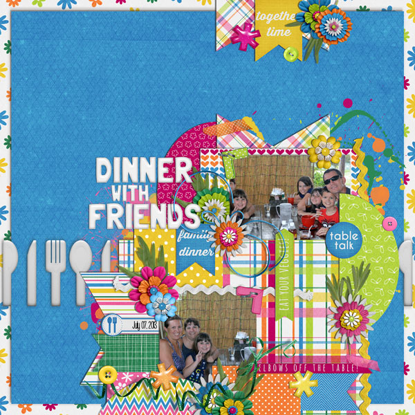 dinner with friends