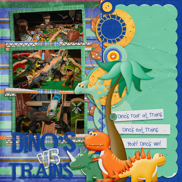 Dino's VS Trains