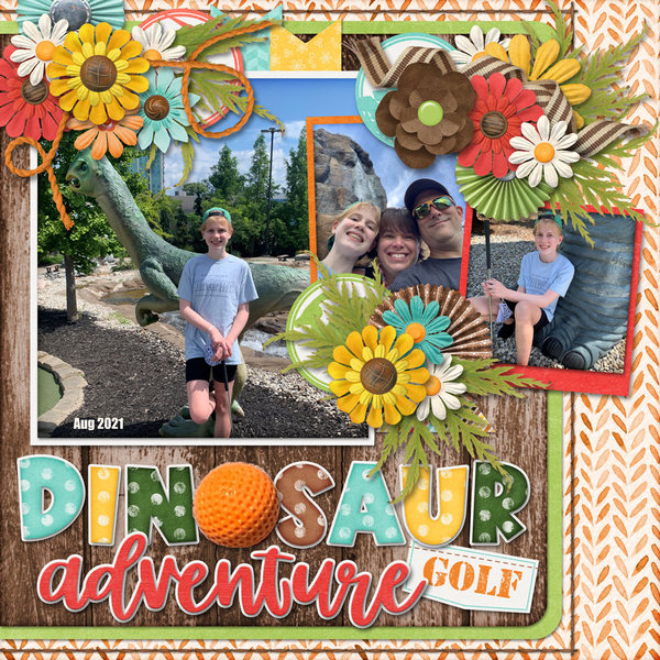 Dinosaur adventure golf