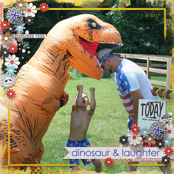 Dinosaur and Laughter