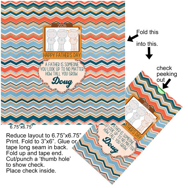 directions for gift checks