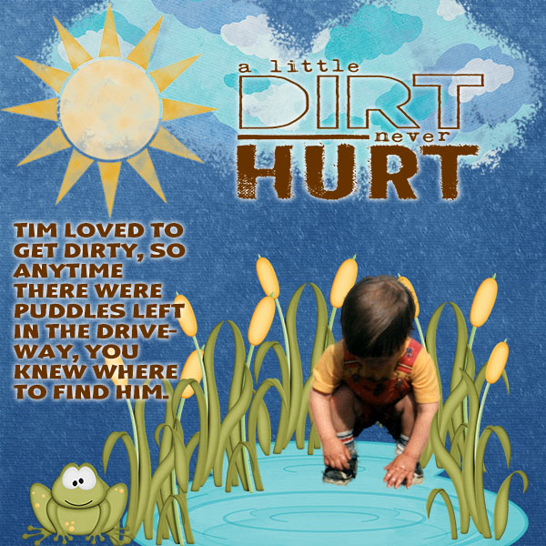 Dirt Never Hurt - Inspiration Challenge July 2020