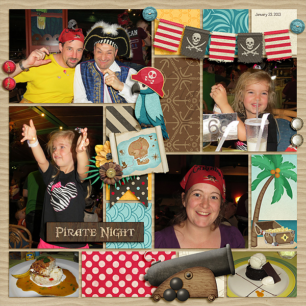 Disney Cruise 2013: Pirate Night 1