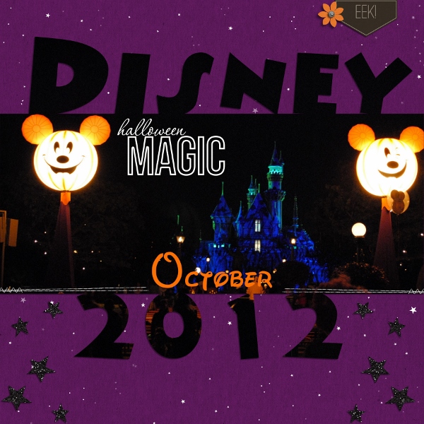 Disney Halloween Cover Page