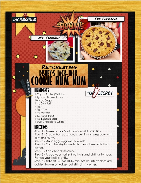 Disney Jack Jack Cookie Num Num Recipe