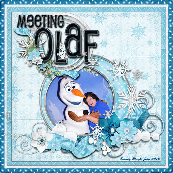 Disney Magic Meeting Olaf 7-2015