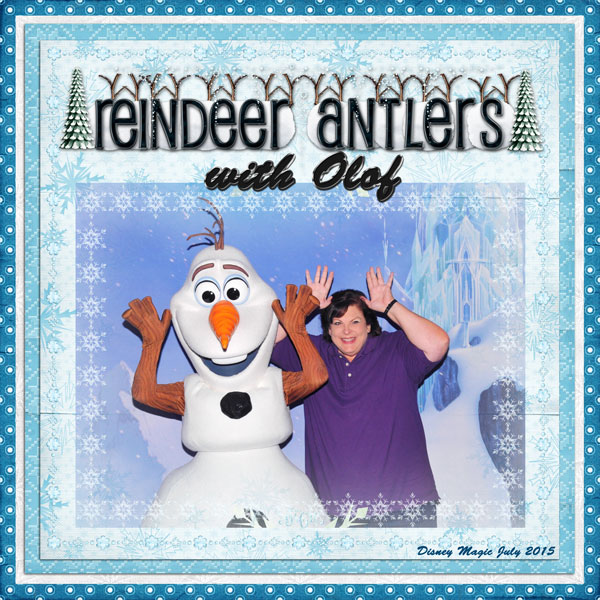 Disney Magic Olaf Reindeer Antlers 7-2015
