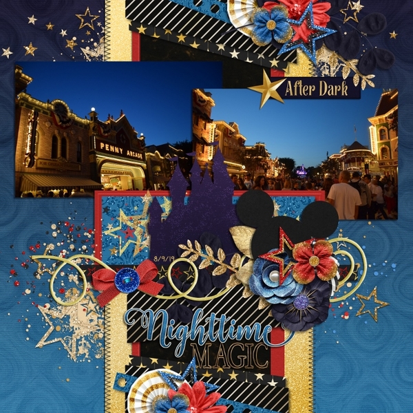 Disney Nighttime Magic Mainstreet