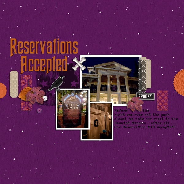 Disney - Reservation Accepted