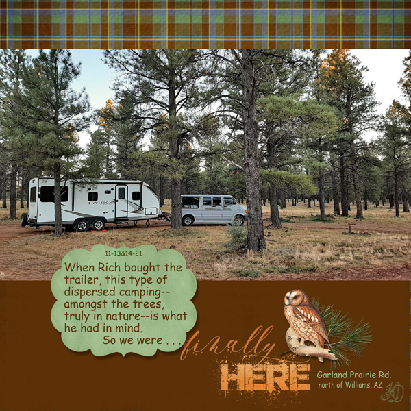 Dispersed camping, finally here
