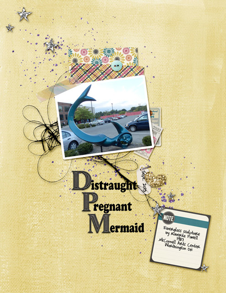 Distraught Pregnant Mermaid
