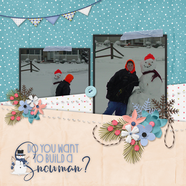 Do You Want To Build A Snowman-Scraps N