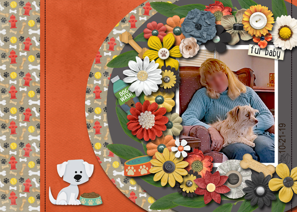 Dog + mommy