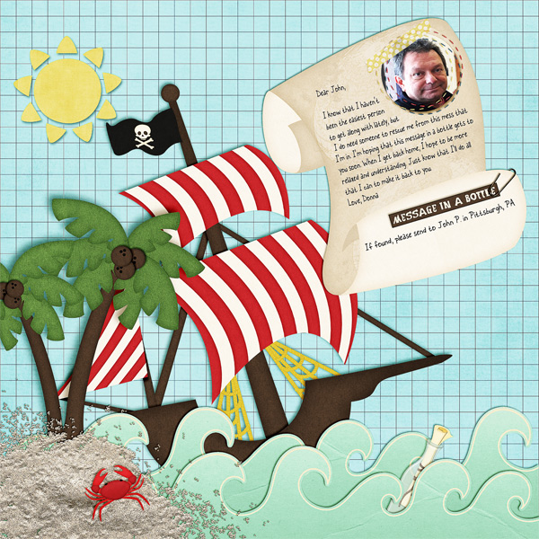Donnas Layout Lost at Sea, Week Two