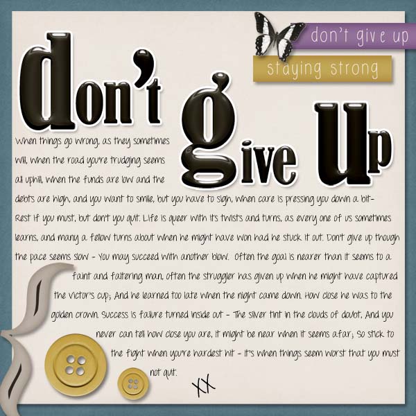 Dont Give Up