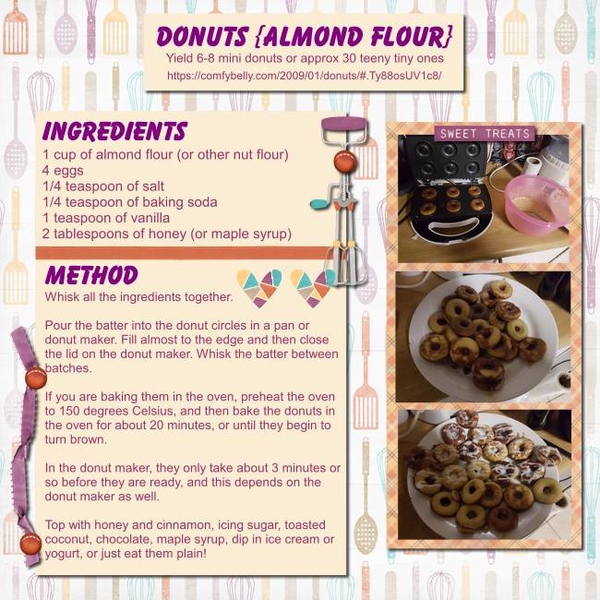 Donut recipe Almond flour