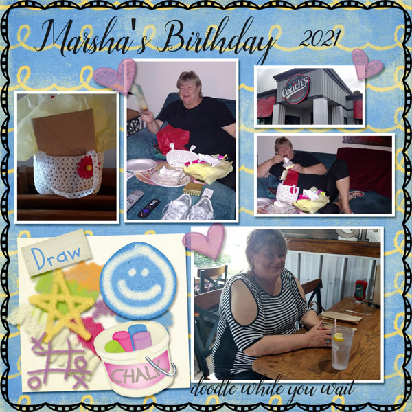 Doodles Marsha's Birthday