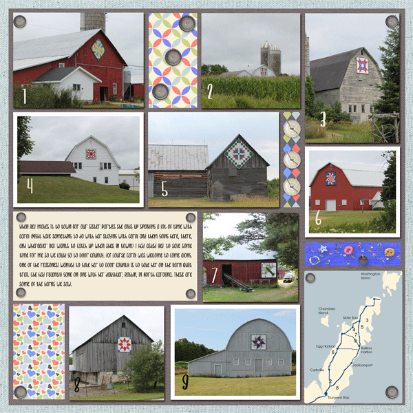 Door County Barn Quilt Trail Left