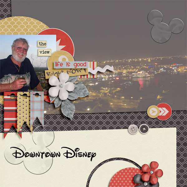Downtown Disney view and Bill