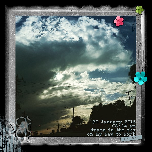 Drama in the sky