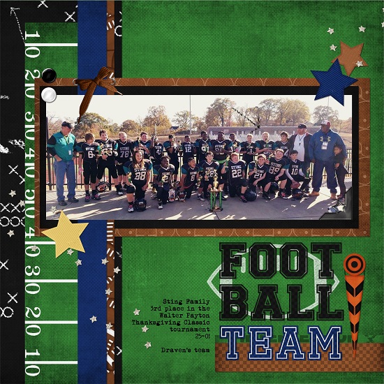 Draven's football team
