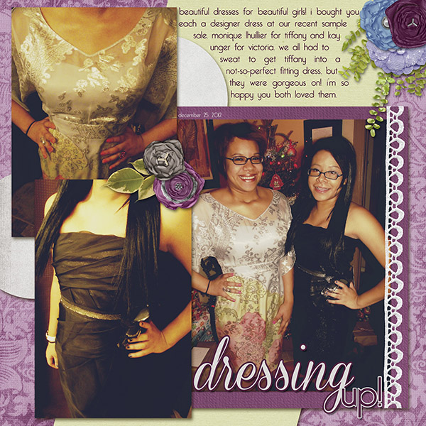 dressing up!