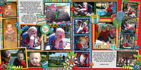 D's 1st bday party