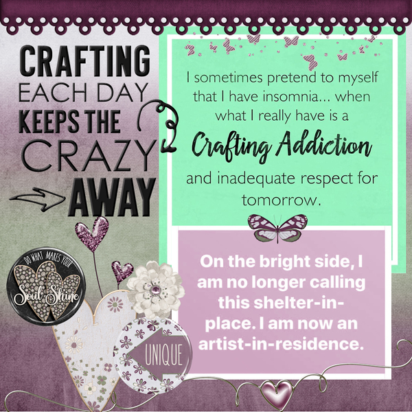 DSD SweetPea Crafty WordArt Challenge
