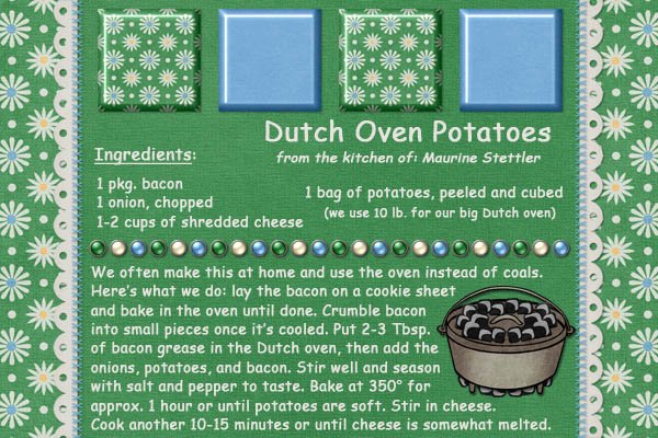 Dutch Oven Potatoes