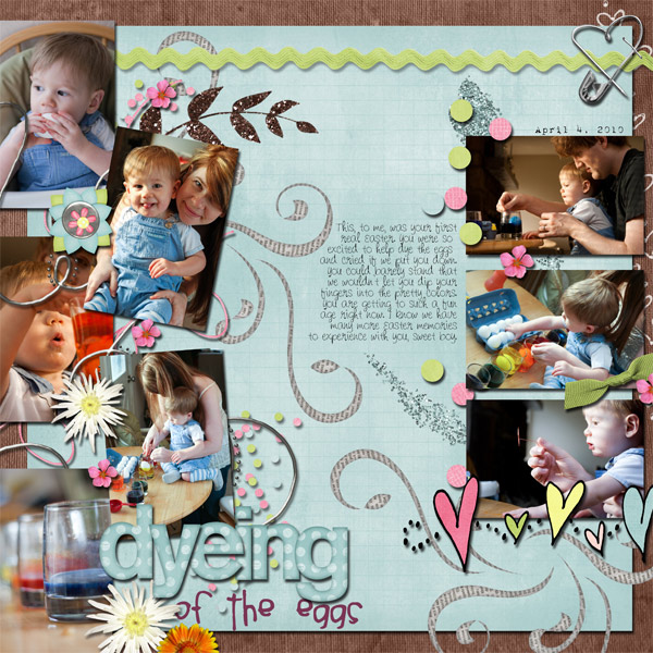 Dyeing of the Eggs