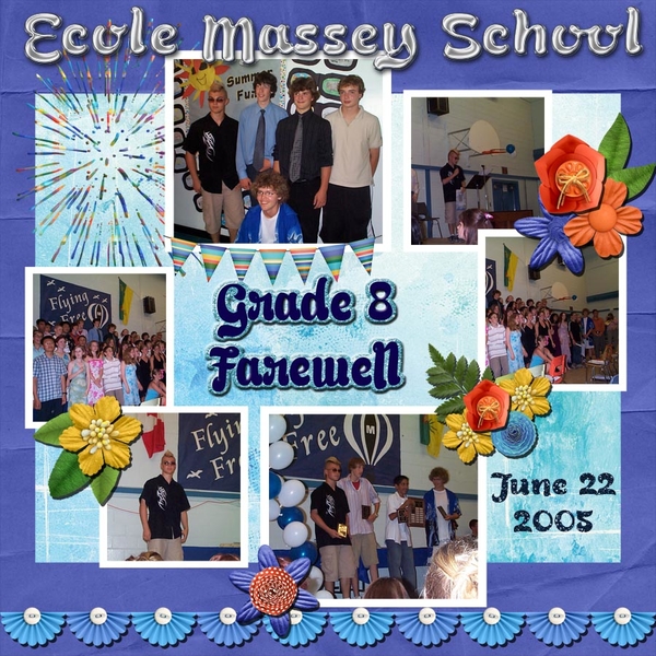 Dylan Grade 8 Farewell